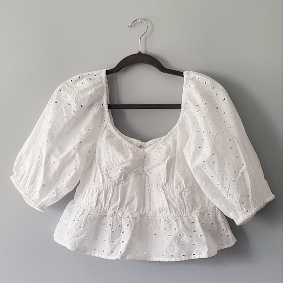 Tops - NWT eyelet top